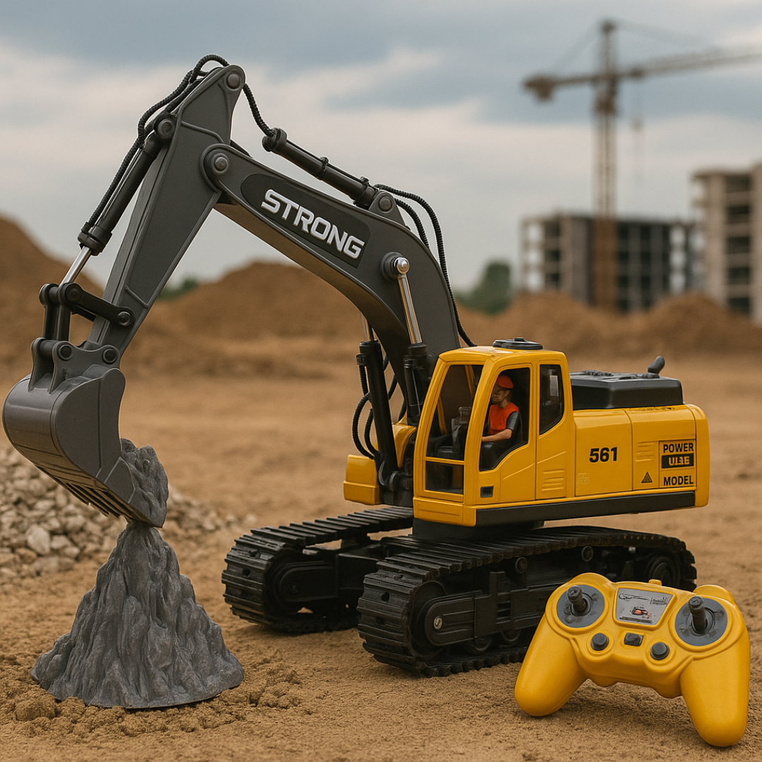 Bager na daljinsko upravljanje sa efektom pare