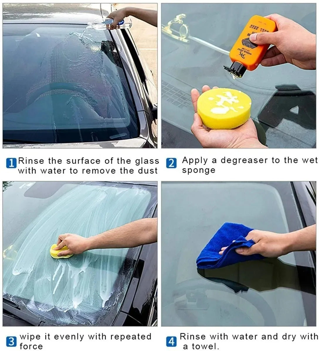 ✨ Sredstvo za Poliranje i Čišćenje Stakla (2u1)