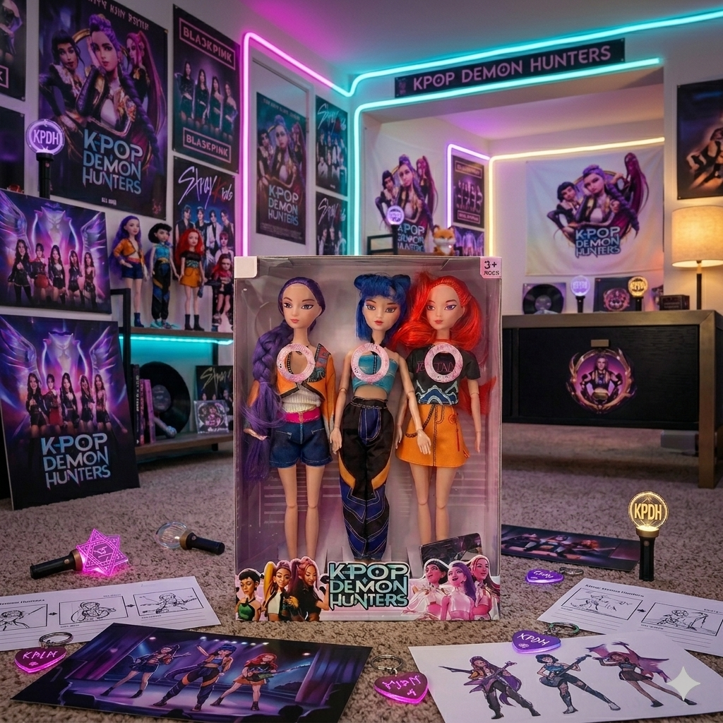 K-Pop Muzičke Lutke – Set od 3 komada