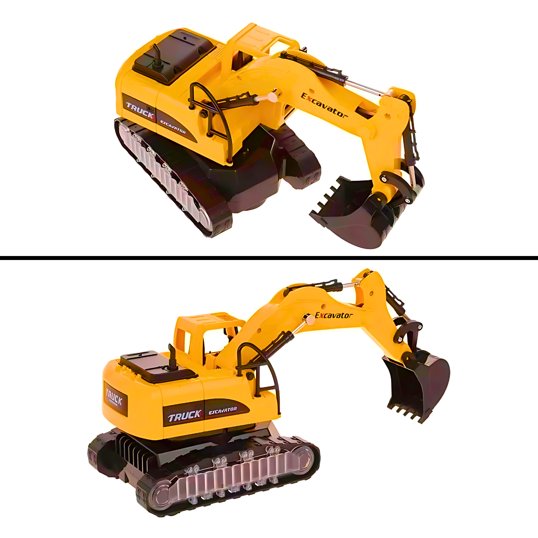 Svetleći Bager za decu sa gusenicama