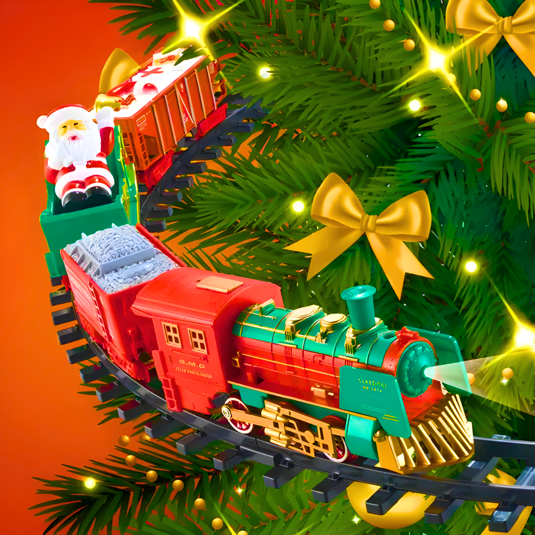 Voz na paru sa deda mrazom za jelku