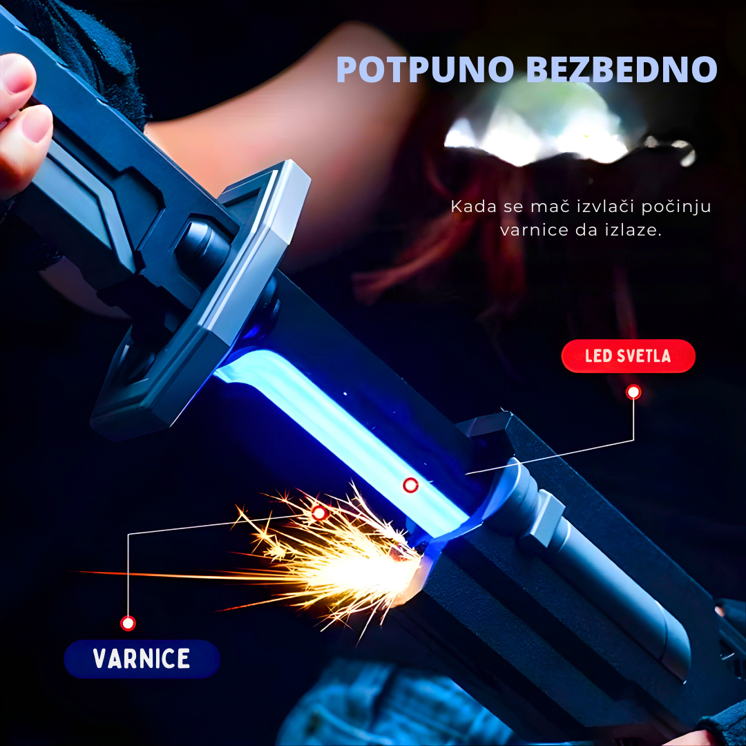 LED MAČ sa varnicama