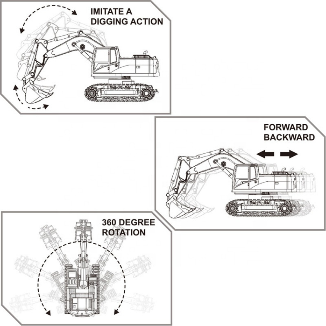 Bager na daljinsko upravljanje sa efektom pare