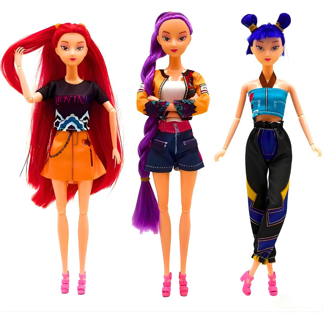 Kpop Hunters set 3 lutke