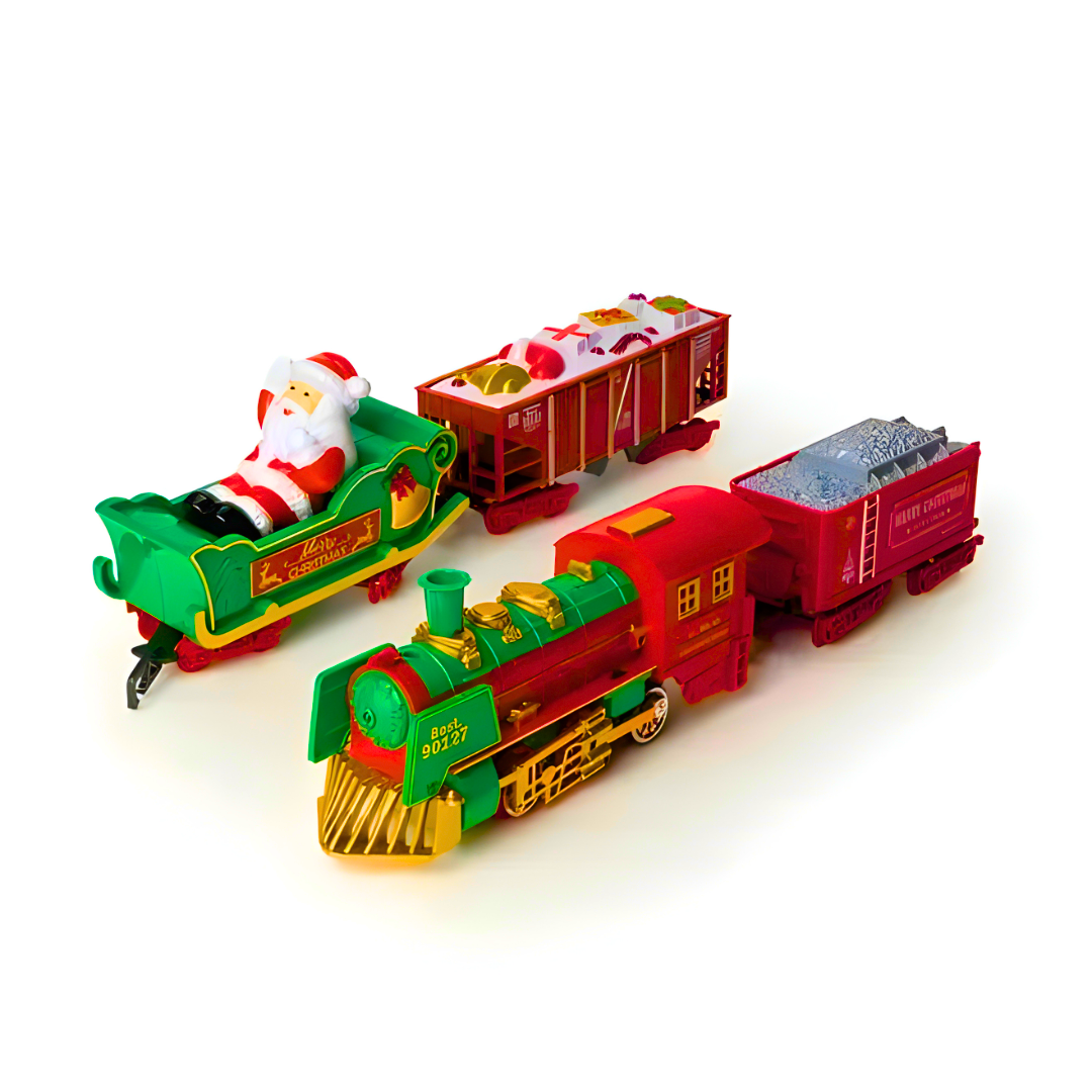 Voz na paru sa deda mrazom za jelku