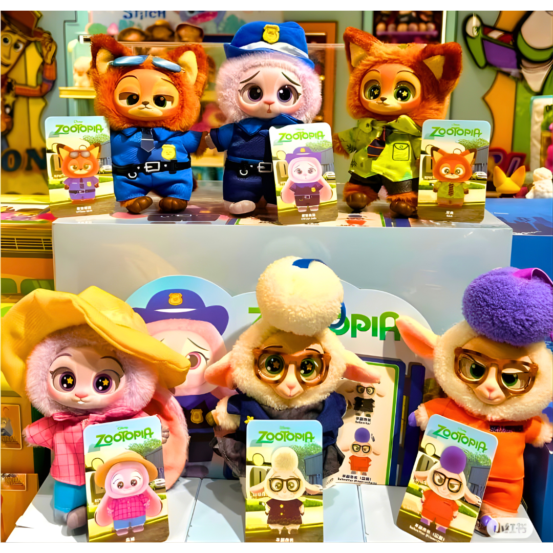 Zootopia kutija iznenađenja – plišani privezak