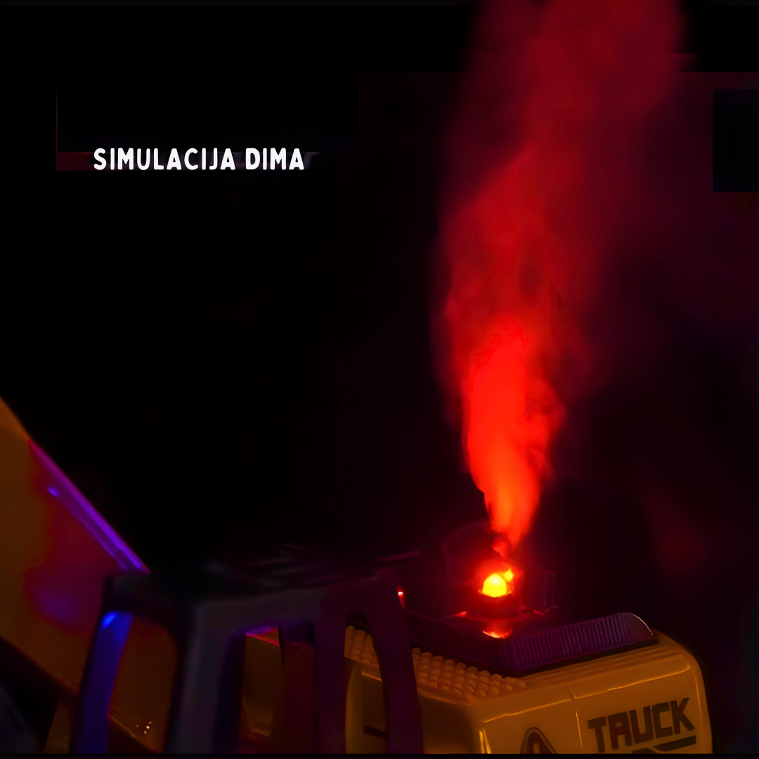 Bager na daljinsko upravljanje sa efektom pare