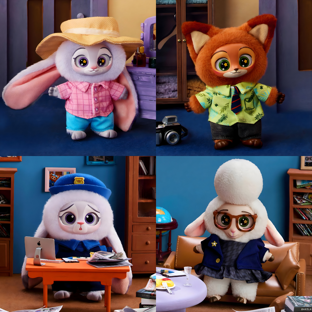 Zootopia kutija iznenađenja – plišani privezak