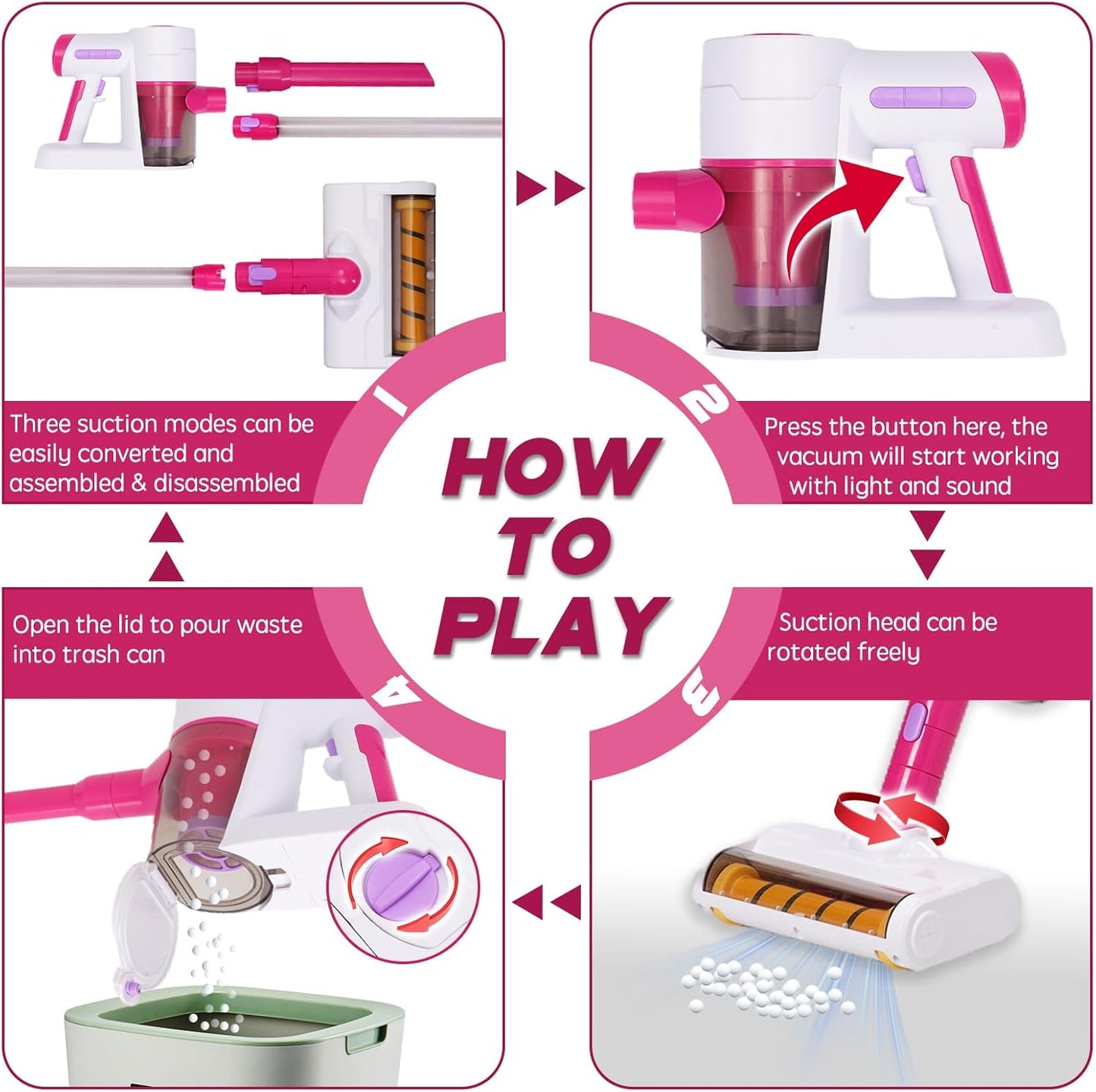 🧽 DEČIJI USISIVAČ SA PRAVOM FUNKCIJOM USISAVANJA