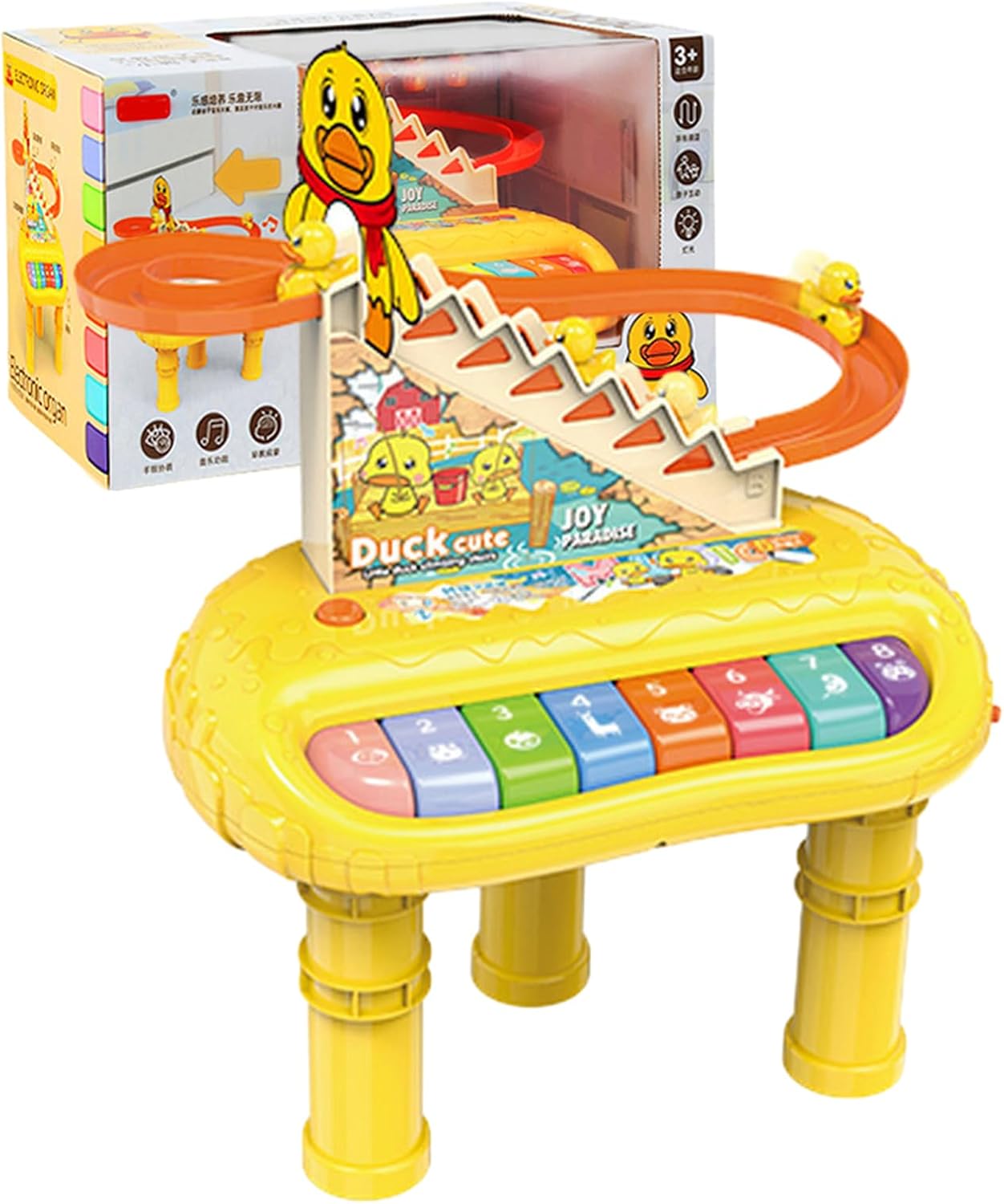 🎹 MUZIČKI PIANO SET SA PATKICAMA – ZABAVA KOJA UČI!