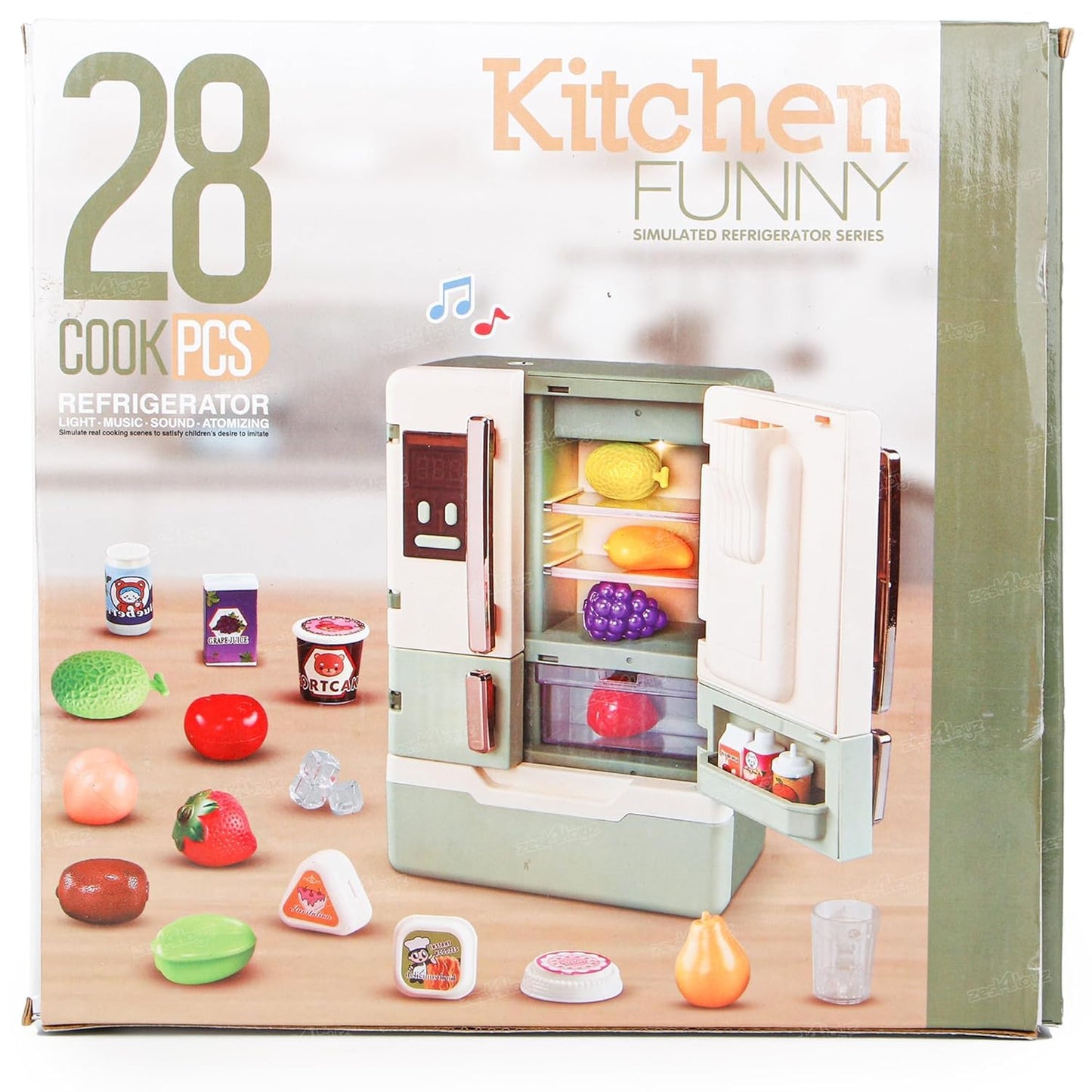 🧊 DEČIJI FRIŽIDER – 28 DELA KITCHEN SET