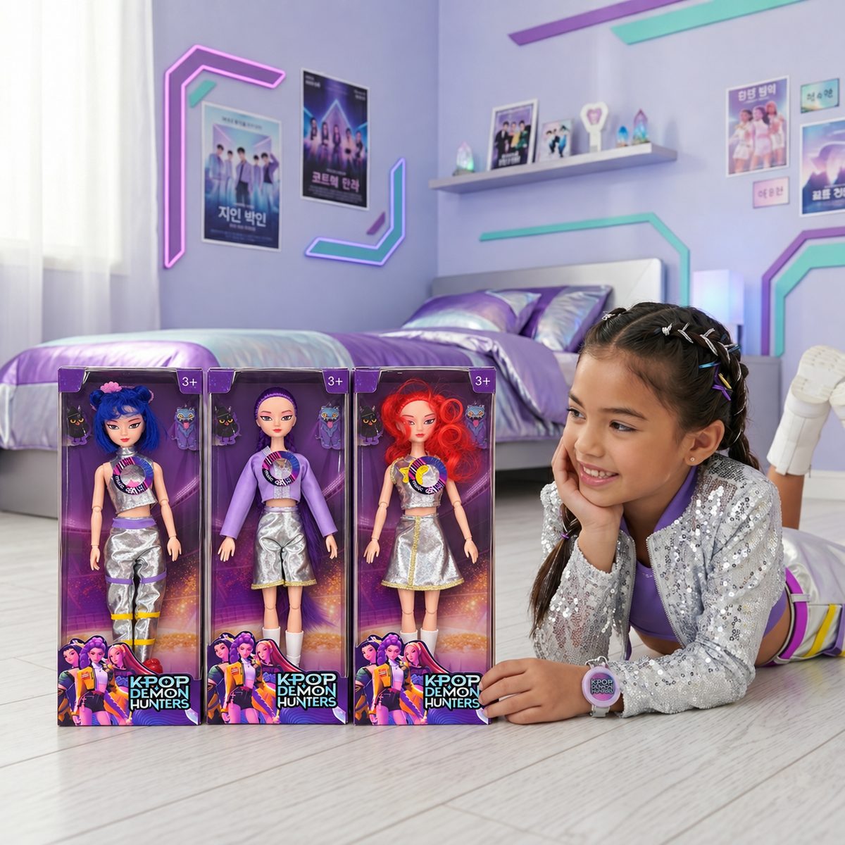 K-Pop Muzičke Lutke set (Rumi, Mira i Zoey)