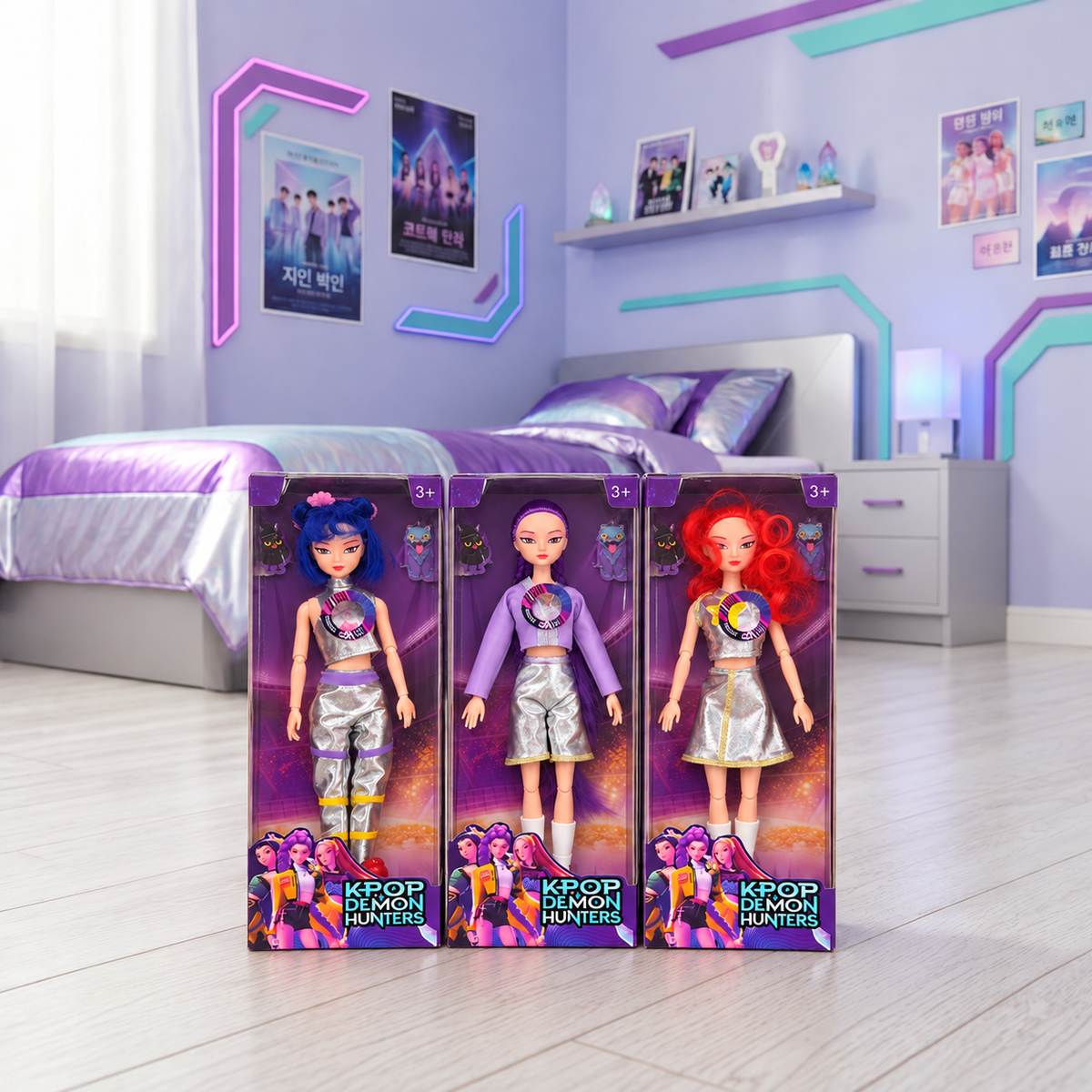 K-Pop Muzičke Lutke set (Rumi, Mira i Zoey)