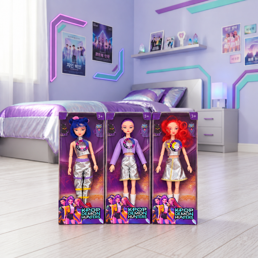 K-Pop Muzičke Lutke set (Rumi, Mira i Zoey)