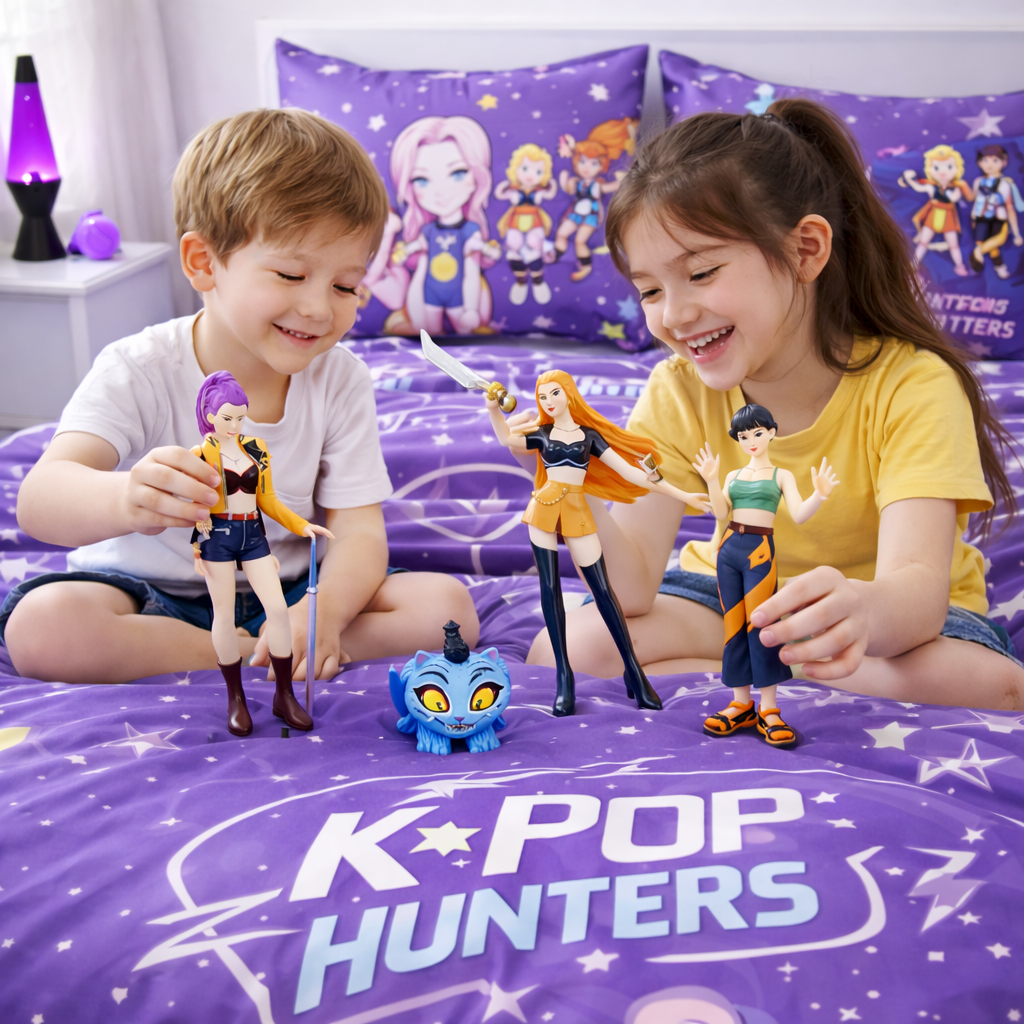 Figurines K-pop Demon Hunters style mini Pop - lot de 10 personnages • Enfant World Figurines K-pop Demon Hunters style mini Pop - lot de 10 personnages • Enfant World