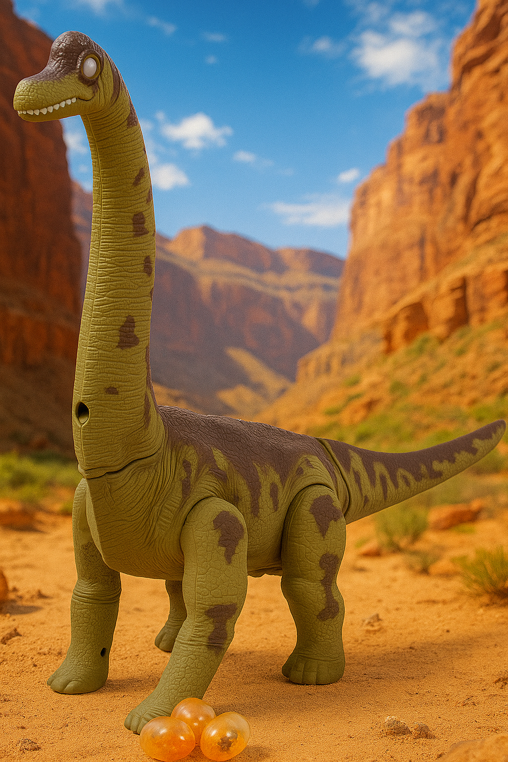 🦕 Interaktivni Dino Brachiosaurus – Projekcija, Svetla i Jaja