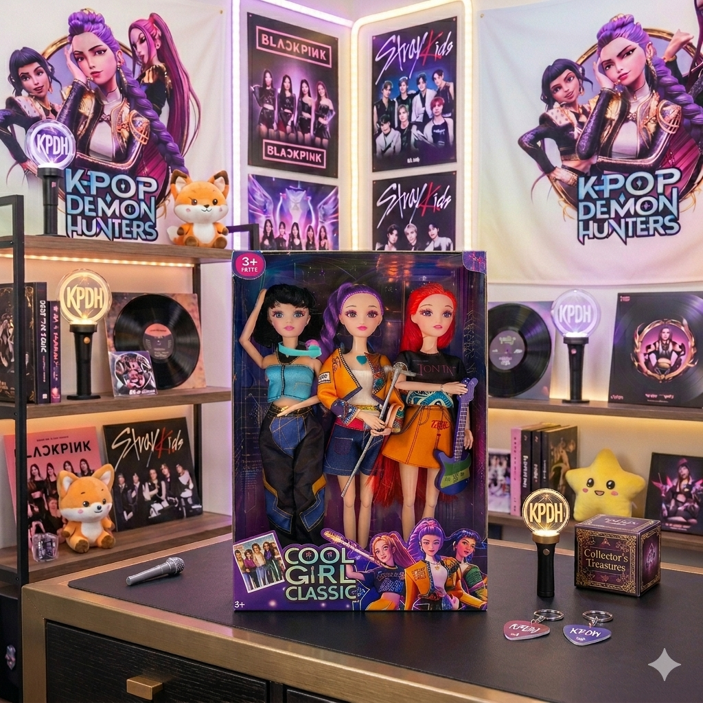 K-Pop Hunters Set – 3 Lutke + Dodaci