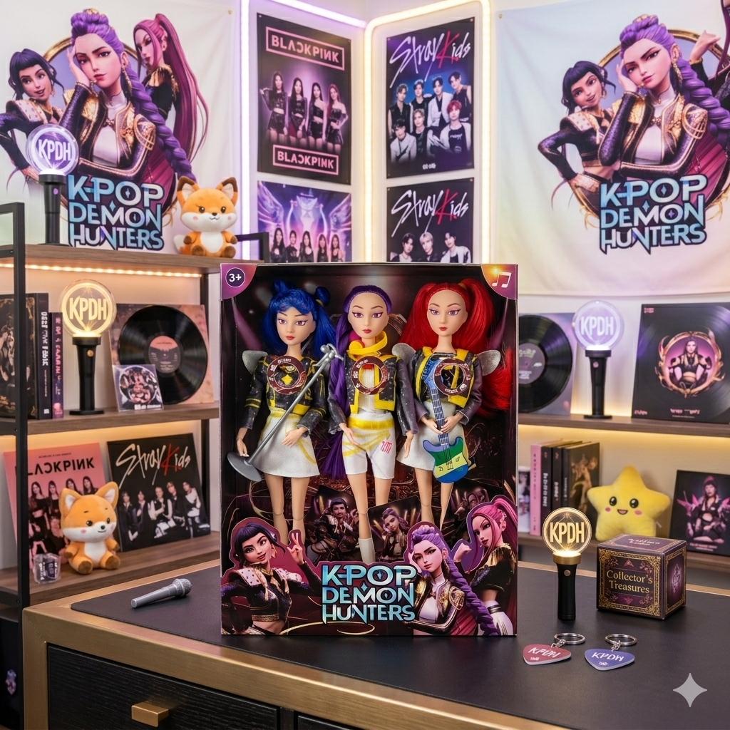 K-Pop Hunters Set – 3 Lutke + Dodaci