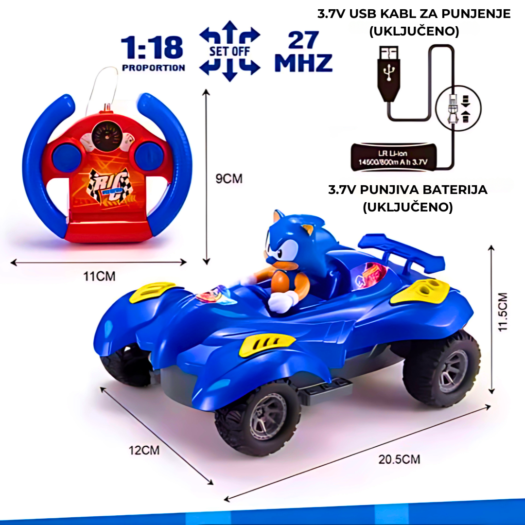 Sonic Auto na daljinsko upravljanje
